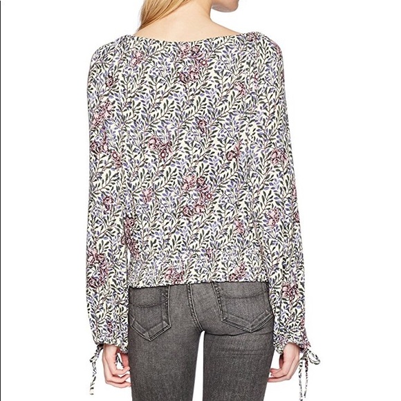 Lucky Brand ☘️ Floral Peasant Top - Picture 2 of 4